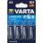 Varta Longlife Power AA Batteries 4-pack