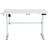 Deltaco LINE WT95 Electric Gaming Desk White, 1400x750x1180mm
