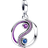 Pandora ME Balance Yin & Yang Medallion Charm - Silver/Purple/Blue