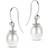 Spirit Icons Figaro Earrings - Silver/Pearls/Transparent