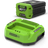 Greenworks GSK60B2, Starter-sæt, 60V, Universal lader m/ 2Ah Batteri