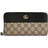 Gucci Marmont Zip Around Wallet - Beige/Black