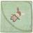 Sterntaler Badehåndklæde med hætte Emmilius lysegrønt 100 x 100 cm 100x100 cm