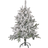 Beliani Kunstigt juletræ Hvid Syntetisk materiale Juletræ