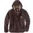 Carhartt Relaxed Fit Washed Duck Sherpa-Lined Utility Jacket - Dark Brown