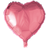 Hjerteformet Folieballon, Pink
