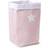 Childhome opbevaringsboks soft rosa, hvid