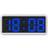 24.se Digital Alarm Clock with Blue Numbers