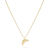 Jukserei Croissant Necklace - Gold