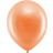 PartyDeco Orange ballon Metallic