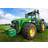 Borg Living Børnetæppe - Grøn traktor 100x140 Blødt Fleece