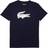 Lacoste Sport 3D Print Crocodile Breathable Jersey T-shirt - Navy Blue/White