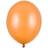 PartyDeco 100 stk Metallic lys orange balloner str 5"