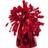 PartyDeco Balloon weight, red, 7 cm, 130 g