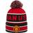 New Era Manchester United Striped Multi Bobble Beanie Hat