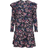 Pieces Mulia Dress with Flowers - Black