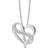 Christina Design Heart with Eternity Pendant - Silver/Topaz