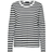 Selected Standard Striped Long Sleeved T-shirt - Black