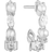 Sif Jakobs Adria Creolo Piccolo Earrings - Silver/Pearl/Transparent