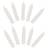 Goki Stearinlys til fødselsdagstoget hvide med grå prikker 10 stk.