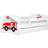 Kocot Kids Babydreams Junior Bed with Fire Engine, w. Mattress, Bed Rail, Box 90x164cm