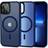 Tech-Protect iPhone 12 12 Pro Magmat Cover MagSafe Kompatibel Mat Navy Blå