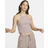Nike Women's Sportswear Essential Ribbed Crop Top Diffused Taupe/White