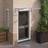 vidaXL Grey, Transparent Door Canopy 122x90 Polycarbonate