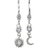 Maanesten Ember Earrings - Silver/Transparent