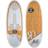 Ronix Koal Classic Longboard Wakesurfer Bamboo Wood Hvid 5'4