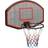vidaXL Basketballkurv med plade 90x60x2 cm polyethylen sort