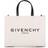 Givenchy Womens Beige/black Logo-print Small Cotton-blend Tote bag