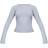 PrettyLittleThing Basic Long Sleeve Fitted T-shirt - Grey