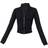 PrettyLittleThing Brushed Sculpt Ruched Front Zip Up Sport Jacket - Black