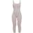 PrettyLittleThing Structured Contour Ribbed Scoop Neck Jumpsuit - Silver