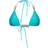 PrettyLittleThing Wooden Bead Triangle Bikini Top - Teal