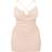 PrettyLittleThing Shape Cowl Bralet Detail Ruched Bodycon Dress - Stone
