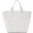 Desigual Midsize Patchwork Tote Bags - White