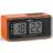 Atlanta Digital retro alarm clock orange 1881-12