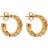 Versace Greca Hoop Earrings - Gold