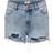 Only Regular Fit High Waist Raw Hems Shorts - Blue /Light Blue Denim