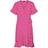 Vero Moda Pink slå-om-minikjole prikket print-Lyserød Pink plet