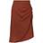 Pieces Pcstina Hw High Slit Skirt Bc Sww Midinederdele Coconut Shell