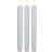 Cozzy Kronelys White LED-lys 22.5cm 3stk