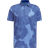 adidas Men's Flower Mesh Golf Polo Shirt - Blue Fusion/Collegiate Navy