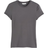 H&M Tight-Fitting Microfibre T-shirt - Dark Grey