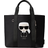 Karl Lagerfeld K/Ikonik Tote Bag - Black