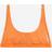 Speedo Orange bikinitop med dyb rund hals foran og flere bindebånd Nektarin