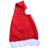 Santa Hat With Bell Wit/Without Name Red Julepynt 45cm