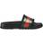Gucci Web Rubber Slide Sandal - Black Rubber